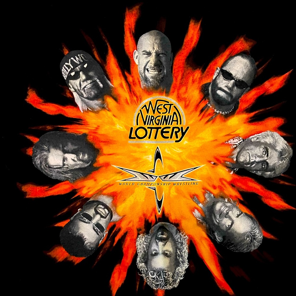 WCW West Virginia Lottery Event T Shirt